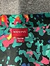 Merona 100% Polyester Floral Teal Long Sleeve Blouse Size XS - photo 7