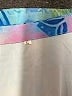Unbranded Print Blue Long Sleeve Blouse Size S - photo 7