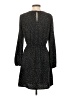 Joe Fresh 100% Polyester Polka Dots Black Casual Dress Size XS - photo 2