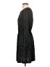 Joe Fresh 100% Polyester Polka Dots Black Casual Dress Size XS - photo 5