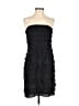 Ann Taylor 100% Polyester Black Cocktail Dress Size 6 - photo 1