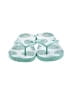 Martha Stewart Tropical Teal Ivory Flip Flops Size 9/10 - photo 2