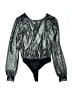 Good Luck Gem Black Silver Bodysuit Size S - photo 1