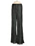 showpo 100% Polyester Stripes Silver Casual Pants Size 6 - photo 1