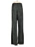 showpo 100% Polyester Stripes Silver Casual Pants Size 6 - photo 2