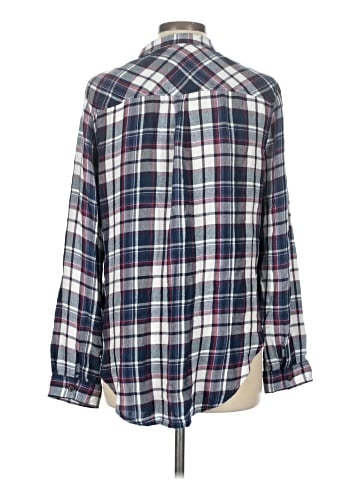 Topshop Long Sleeve Button-Down Shirt (view 2)