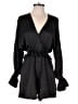 River Island Metallic Black Romper Size 8 - photo 1
