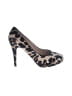 J.Crew Collection 100% Leather Animal Print Brown Heels Size 8 1/2 - photo 1