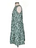 Shein 100% Polyester Print Teal Casual Dress Size 4 - photo 5