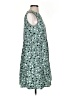 Shein 100% Polyester Print Teal Casual Dress Size 4 - photo 4