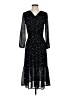 Point Sur 100% Polyester Stars Black Cocktail Dress Size 0 - photo 1
