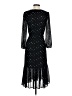 Point Sur 100% Polyester Stars Black Cocktail Dress Size 0 - photo 2
