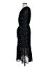 Point Sur 100% Polyester Stars Black Cocktail Dress Size 0 - photo 5