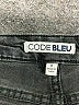 Code Bleu Stripes Black Gray Jeans Size 8 - photo 7