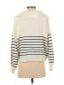 Shein 100% Acrylic Stripes Ivory Pullover Sweater Size 4 - photo 2