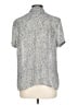 Notations Animal Print Gray Short Sleeve Blouse Size 12 - photo 2