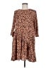 Hayden 100% Polyester Animal Print Brown Casual Dress Size M - photo 1