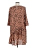 Hayden 100% Polyester Animal Print Brown Casual Dress Size M - photo 2