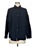 Ekouaer Solid Blue Long Sleeve Blouse Size M - photo 1