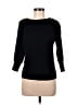 Gap 100% Cotton Black 3/4 Sleeve Top Size M - photo 1