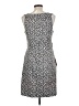 Robbie Bee 100% Polyester Polka Dots Gray Casual Dress Size 10 - photo 2