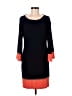 DressBarn Color Block Black Casual Dress Size M - photo 1