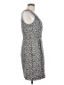 Robbie Bee 100% Polyester Polka Dots Gray Casual Dress Size 10 - photo 4