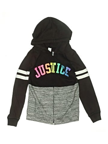 Justice Zip Up Hoodie (view 1)