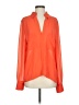 OVI Orange Long Sleeve Blouse Size S - photo 1
