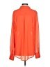 OVI Orange Long Sleeve Blouse Size S - photo 2