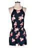 French Grey Floral Blue Romper Size S - photo 1