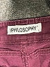 Philosophy Solid Burgundy Casual Pants Size L - photo 7