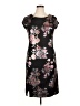 Beige by ECI Floral Black Casual Dress Size 14 - photo 1