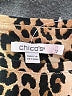 Chico's Animal Print Brown Long Sleeve Blouse Size Med (1) - photo 7