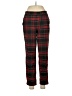 Zara TRF Plaid Red Casual Pants Size M - photo 1
