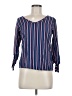 Fubu Blue 3/4 Sleeve Blouse Size M - photo 1