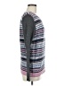 Talbots Color Block Fair Isle Stripes Gray Pullover Sweater Size M - photo 4