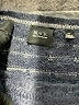 Black Saks Fifth Avenue Stripes Blue Pullover Sweater Size S - photo 7
