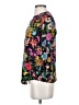 Tylho 100% Rayon Floral Black 3/4 Sleeve Blouse Size XS - photo 5