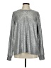 Torrid Metallic Silver Long Sleeve T-Shirt Size Med Plus (00) - photo 1