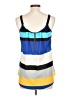 Aqua 100% Polyester Blue Sleeveless Blouse Size L - photo 2