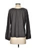 Lilla P Gray 3/4 Sleeve Blouse Size S - photo 2