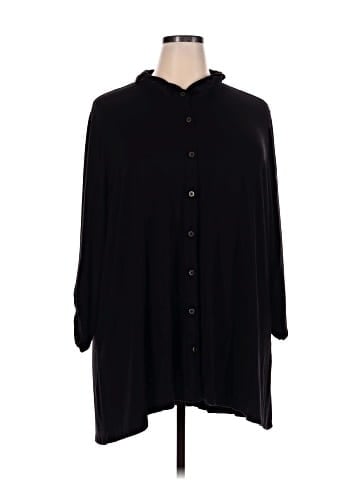 Kim Rogers 3/4 Sleeve Button-Down Shirt (view 1)