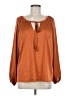 Unbranded Orange Long Sleeve Blouse Size M - photo 1