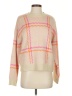Shein 100% Acrylic Plaid Tan Pullover Sweater Size 4 - photo 1