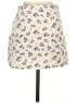 Zara 100% Polyester Floral Ivory Casual Skirt Size S - photo 2