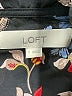 Ann Taylor LOFT 100% Polyester Floral Black Long Sleeve Blouse Size S - photo 7