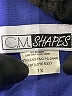 C.M. Shapes Blue 3/4 Sleeve Button-Down Shirt Size 1X - photo 7