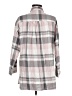 Pink Lily Plaid Pink 3/4 Sleeve Button-Down Shirt Size M - photo 2