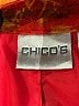 Chico's 100% Polyester Print Orange Jacket Size Med (1) - photo 7